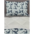 thumbnail image 3 of Daisy Comforter & Sham Bedding Set, Floral Bouquets Seasonal Growth Beauty Blossom Spring Romantic Flourish, 3 pcs Duvet Set Microfiber Filling Quilt, 5 Sizes, Pale Blue White, by Ambesonne, 3 of 4
