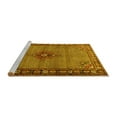 thumbnail image 2 of Ahgly Company Machine Washable Indoor Rectangle Persian Yellow Traditional Area Rugs, 7' x 10', 2 of 4