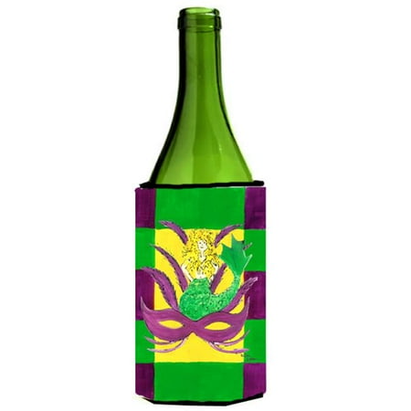 

Carolines Treasures 8162LITERK Mardi Gras Blonde Mermad With Mask Wine Bottle Hugger - 24 oz.