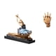 thumbnail image 1 of Figura de bailarina de ballet, estatua de bailarina, regalo de escritorio, figura para chimenea, decoración de restaurante, escultura de manos entrela, 1 of 8