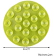 thumbnail image 2 of Napperon Antidérapant à Ventouse Double Face Assiette Antidérapante Couverts pour Alimentation de Bébé (Orange), 2 of 5