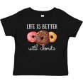 thumbnail image 3 of Inktastic Life is Better with Donuts Boys or Girls Baby T-Shirt, 3 of 5