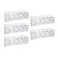 thumbnail image 1 of Clear Acrylic Poker Chip Rack with Cover/Casino Chip Tray with Lid, Holds 100 Chips Each, 1 of 7