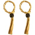 thumbnail image 1 of Miangastore Natural Napkin Rings Calabash Grass 2Pcs 5.5x1.9In For Home And Office Use, 1 of 9