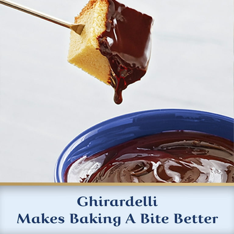 GHIRARDELLI Dark Chocolate Flavored Melting Wafers, 10 oz