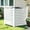 38"x42"-2 Panels, variant on Mophoto PVC Fence Panels,Freestanding Air Conditioner Fence Privacy Screen,Trash Can Pool Equipment Enclosure Garden Fence,5 x 4 FT for Yard Patio Outdoor Decor