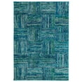 thumbnail image 1 of Transocean Liora Manne Fiesta Squares Indoor 23"x35" Rug with Aqua FES23736504, 1 of 6