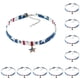 thumbnail image 1 of Jumpingount American Flag Chokers Necklace Flexible Trendy Necklaces Jewelry Decorations Day Star Valentines for Women Daily Wear Bandera 10piezas Jumpingount CBP502402, 1 of 6