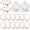 Gold, variant on Rosary Bracelet Bulk with Mesh Bags, White Religious Rosary Bead Bracelet Catholic Bracelets, Baptism First Communion Gifts for Women
