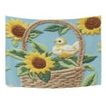 thumbnail image 4 of WOBOGO Sunflower Chicks Tapestry 60×51in Home Living Room Bedroom Wall Hanging Ornaments, 4 of 10