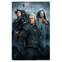Netflix The Witcher - Key Art Wall Poster, 14.725" x 22.375", Framed