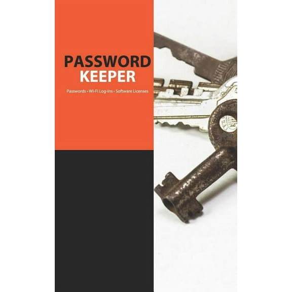 Password Keeper: Save Passwords - Wi-Fi Log-Ins - Software Licenses, (Paperback)