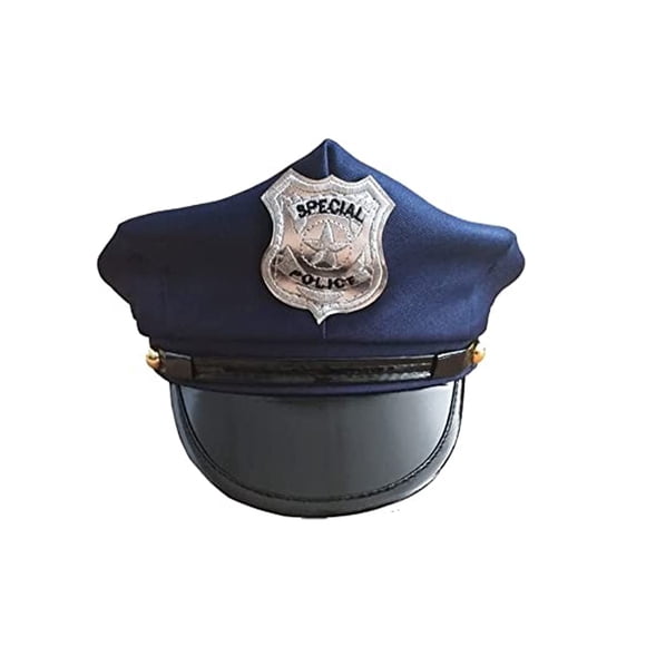 Gorro de policía BinaryABC, accesorio para fiesta de cosplay de Halloween