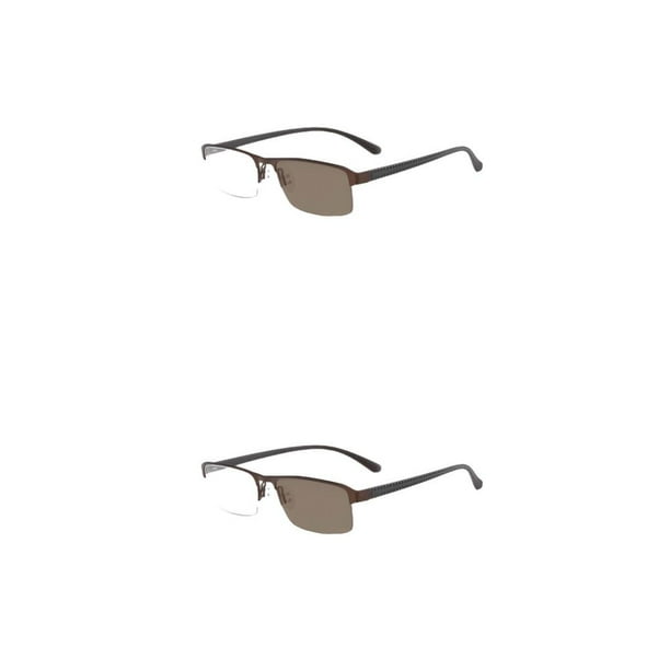 Gafas de sol Minnieouse Media montura Hombre Lentes fotocromáticos inteligentes