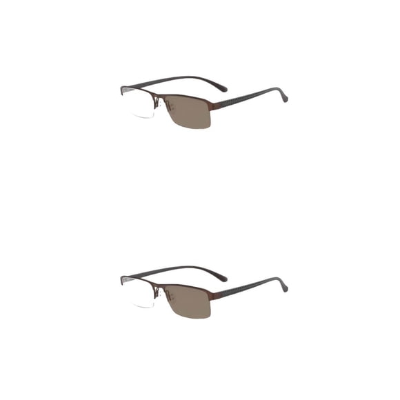 Gafas de sol de media montura Minnieouse lentes fotocromáticos inteligentes para hombre