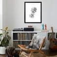 thumbnail image 4 of Art.com Oak Leaf Pencil Sketch II Art Print by Emma Caroline, Black Frame Wall Art, 32" x 40", 4 of 5