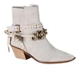 thumbnail image 2 of Diba True Womens Paper Lily Chain Studded Snip Toe Zippered  Ankle Boots, 2 of 5