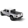 thumbnail image 1 of Convient 2020-2023 Jeep Gladiator JT UnderCover Couverture UX32010 Ultra Flex; Pliage Rigide; Profil Bas; 2 Plis/3 Panneaux; Noir Mat; Aluminium; Non-Verrouillant; Rail de Lit Compatible/bonnet de Lit Compatible, 1 of 9