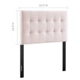 thumbnail image 6 of Modway Lily Biscuit Tufted Twin Performance Velvet Headboard in Pink, 6 of 8