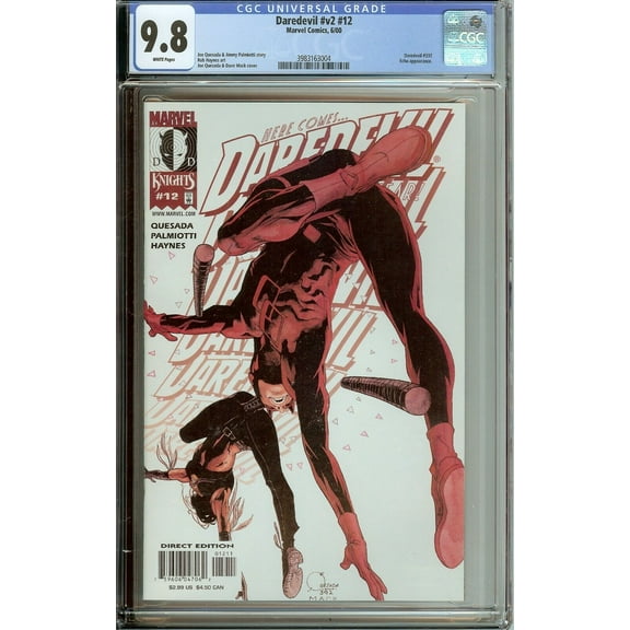 Daredevil Vol 2 #12 CGC 9.8