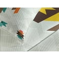 thumbnail image 4 of Ambesonne Southwestern Quilted Bedspread Set 3 Pcs, Folk Totem Eagle, Queen Size, Multicolor, 4 of 5