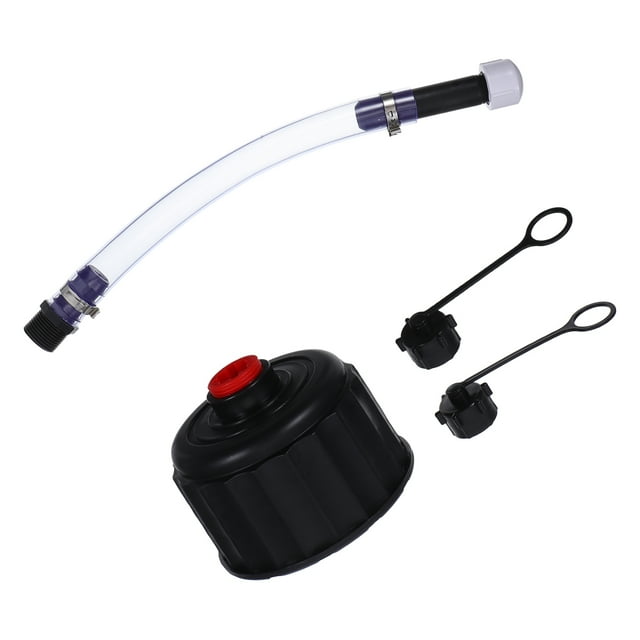 BRIGHTFUFU 1 Set Hose Cap Racing Gas System Gas Oil Filler Plug Covers PVC Black At Track Events