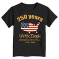 thumbnail image 5 of mgoYE Girls Boy's American 250th Anniversary Printed Casual Sweatshirt 250 Years 1776–2026 Patriotic Shirt 250th Anniversary USA Shirts Gifts for Girls(Black,5-6 Years), 5 of 5