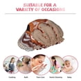 thumbnail image 6 of Kdxio Coffee Beans Chocolate Splash Print Shower Cap for Women,Elastic and Reusable,Double Waterproof Layers Bathing Hat, 6 of 6