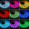 thumbnail image 3 of Flexible LED Strip Lights Battery Operated,6.6FT/3.3FT 2M/1M RGB SMD5050 LED Waterproof Light Strip Rope,Lights Color Changing LED Strip Kit for Home Bedroom DIY Party Indoor Outdoor, 3 of 7