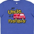 thumbnail image 4 of Inktastic My Uncle is a Firefighter with Fire Truck Youth T-Shirt, 4 of 5
