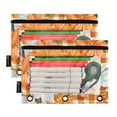 thumbnail image 5 of FORMRS 2 Pack Pencil Pouch for 3 Ring Binder with Clear Window Zipper Case, Sunny Floral, 5 of 6