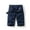 Blue, variant on TopLLC Mens Shorts, Mens Pants Shorts Men's Button New Style Cotton Multi-Pocket Overalls Shorts Fashion Pant