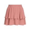 thumbnail image 6 of ICHUANYI Womens Fashion Mini Skirt Summer Casual Skorts High Waist Tiered Ruffle Mini Skirts, 6 of 6