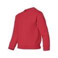 thumbnail image 4 of Gildan Youth Soft Pullover Sweatshirt, Heavy Durable 50/50 Cotton/Poly Warm, Size S Pack 2 | Kids Red Color Crew Neck Long Sleeve Sweatshirt, 4 of 5