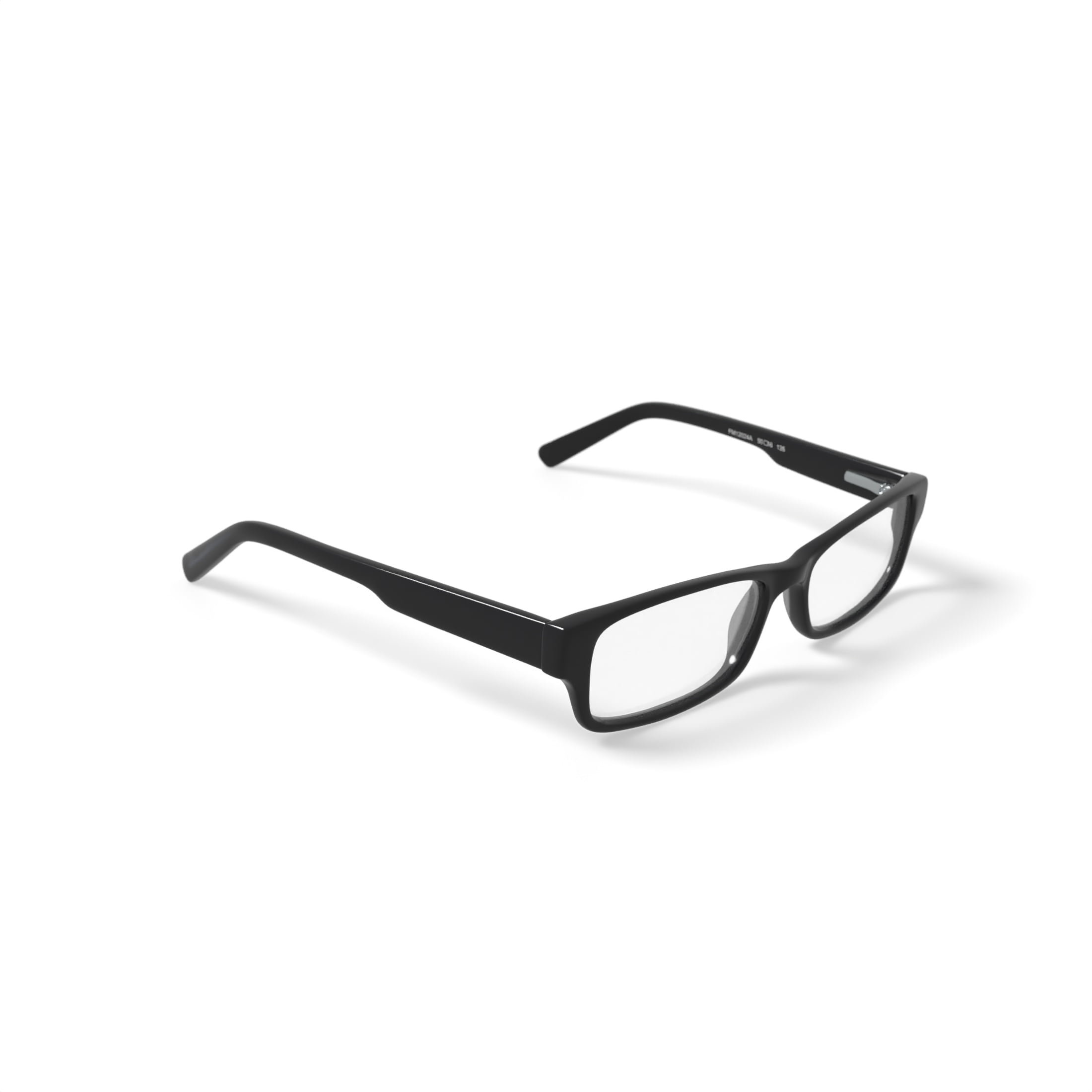 Walmart Youth FM12024 Rectangular Prescription Eyeglasses with Case, Black/Blue