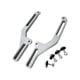 thumbnail image 3 of Ajustadores de parabrisas de motocicleta Zulema Soporte de aluminio Plata, 3 of 8