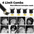 thumbnail image 3 of Hair Clippers for Men, Professional Cordless Hair Trimmer,Zero Gap Baldhead Beard Shaver, USB Rechargeable Hair Cutting Tools, Barber Grooming Trimmer, 3 of 7