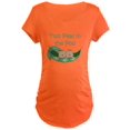 thumbnail image 1 of CafePress - TWO PEAS IN THE POD TWINS Maternity T Shirt - Maternity Dark T-Shirt, 1 of 1