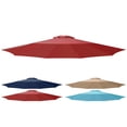 thumbnail image 1 of Toldo de repuesto para sombrilla de patio, 2,7 m, rojo, para 8 varillas, 1 of 5