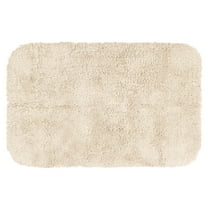 REGALWOVEN 100% Cotton Mat Rug, Plush Water Absorbent Luxury for Bathroom Vanity, Bathtub/Shower, Hotel Beige 16" x 24"