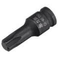 thumbnail image 1 of Unique Bargains T50 Impact Torx Bit Socket, 1/4' Square Drive 35mm Length CR-MO Metric Sizes, 1 of 5