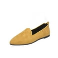 thumbnail image 2 of Summer Saving Clearance AXXD Four Season Suede Pointed Toe Comfort Shoes Comfort Plus Size Yellow Womens Shoes Flats Christmas Size 40(US:7.5), 2 of 8
