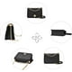 thumbnail image 3 of Bolsos cruzados para mujer Bolsos de hombro de piel pequeños Carteras para mujer Bolsos de noche Cartera acolchada con correa de cadena, 3 of 8