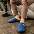 thumbnail image 6 of Pmoiste House Slipper for Men Comfort Memory Foam Non Slip Soft Suede Warm Winter Slip On Slipper, 6 of 7