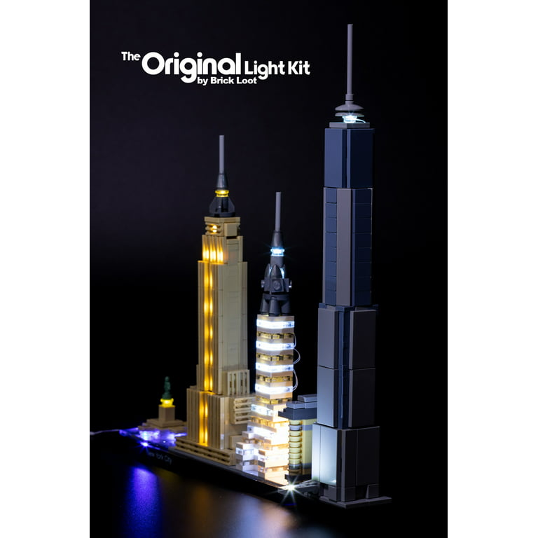 LED Lighting Kit for LEGO Architecture Skyline Collection New York 21028 -  LEGO set NOT INCLUDED 