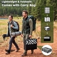 thumbnail image 4 of Outdoor Rug Waterproof Reversible for Patio Deck Campsite 5x8 Ft Black+White, 4 of 7