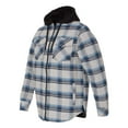 thumbnail image 2 of Burnside Men's Quilted Flannel Full-Zip Hooded Jacket, Style 8620, 2 of 3