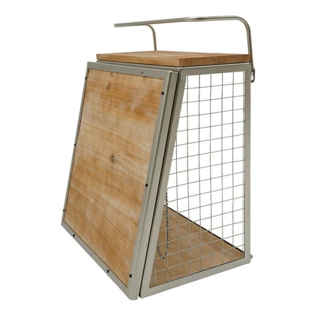 Industrial 2-Tier Wine Rack Wall Mount Wine Cabinet Liquor Cabinet with Fold Down Shelf for Home Bar