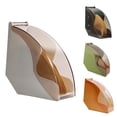 thumbnail image 5 of Ludlz Coffee Filter Holder Coffee Paper Storage Rack Coffee Filter Paper Container Stand Filter Paper Holder Dust-proof Acrylic Hand-drip Coffee Filter Paper Storage Container Holder Rack, 5 of 7