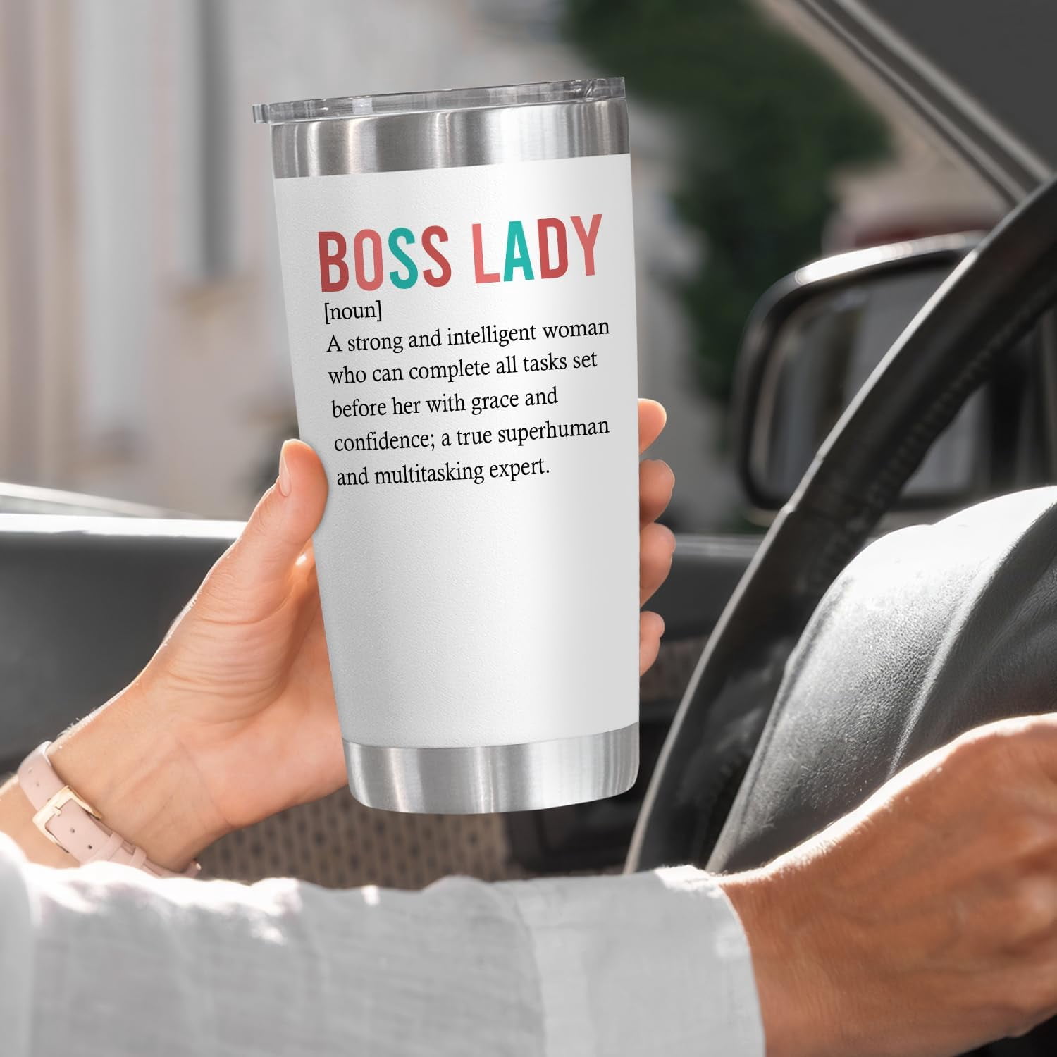 Boss Lady Gifts For Women - Christmas,Birthday Gifts For Boss,Manager,Leader,Boss Gifts For Women,Appreciation Gifts Coworkers,Leader,Manager,Colleagues - 20 Oz Stainless Steel Tumbler